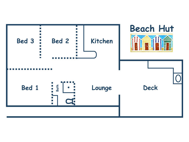 beach-hut-cottage Floor Plan