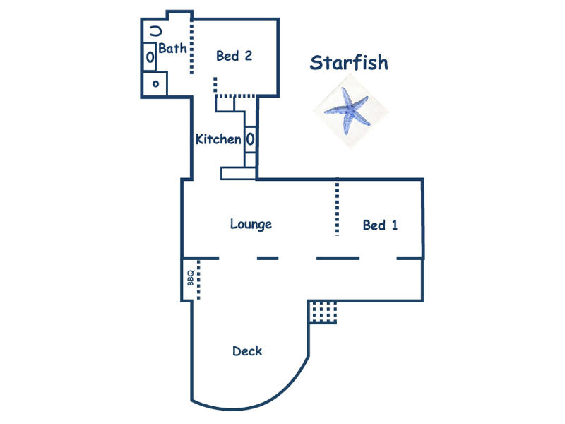 starfish-cottage Floor Plan
